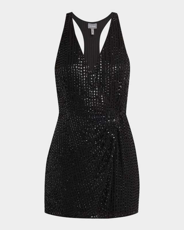 Viola Beaded Racerback Mini Dress